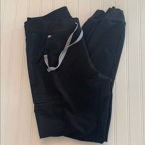 Figs scrub pants Zamora jogger-black size med/tall
